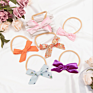 Baby Headbands Floral Printing Toddler Skinny Nylon Hairband Headband Bow Girls Traceless Hair Accessories Newborn Head Band