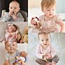 Baby Nursing Bracelets Food Grade Silicone Teether Teething Wood Rattles Toys Baby Teether Bracelets Nursing Toys Gift