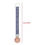 Baby Pacifier Clip Chain for Soothers Cotton Linen Soother Dummy Holder Leash Strap Nipple Holder Infant Feeding
