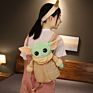 Baby Yoda Plush Toy Child Baby Yoda Mandalorian Shoulder Bags for Kids