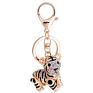 Bag Car Charms Pendants Luxury 3D Animal Diamond Metal Key Chain for Handbag Wallet (Kc253C)