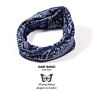 Bandana Headband Bohemia Elastic Hairband with Cashew Printing Soft Cross Paisl Hair Accessories for Women