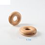 Beech Walnut Wooden Donut Seal Pour Food Storage Bag Clip Snack Sealing Clip