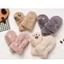 Big Good Price Fake Fur Cat Pawns Cat Animal Cute Warm Gloves Soft Girls Organic Babys Mitten