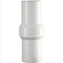 Black Spot White Matte Floor Vase Modern Porcelain Top Vase