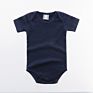 Blank Newborn Baby Girl Boy Clothes 100% Cotton Solid Color Short Sleeve Onesie Bodysuit