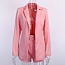 Blazer Chic Belt Suites Women Office Lady Two Piece Jacket Short Tailored Suit Sets Casual Wear Business Suit