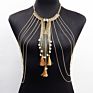 Body Chain Jewelry Retro Exaggerated Personality Pearl Tassel Body Chain