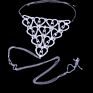 Body Chain Silver Bikini Bra Chain Suit Beach Waist Belly Chain Crop Top Underwear Body Jewelry Accessories for Women