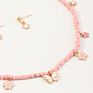 Bohemia Colourful Beads Tassels Jewelry Sets Rainbow Butterfly Shell Flower Pendant Necklace Earrings Sets