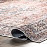 Bohemian Medallion Nevaeh Machine Washable Persian Microfiber Area Rug