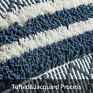 Boho Farmhouse Decorative Fall Blue Throw Pillow Covers 18X18 Customized Cotton Jacquard Tufted Pillow Cover