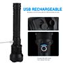 Boruit High Power 5000Lumens Xhp70 Bright Zoom Led Lampe De Poche Aluminum Long Range Light Rechargeable Tactical Flashlight