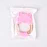 Bpa Free Animal Shape Silicone Chew Toy Baby Teething Ring Silicone and Wooden Baby Teether