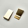 Brass Slim Sleek Money Cash Clip Clamp Blank Metal Copper Money Clip Cash Holder for Men