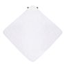 Breathable Absorptive White Bear Bamboo Fiber Infant Hooded Baby Bath Towel Bathrobe for Newborn