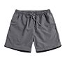 Breathable Polyester Cotton Drawstring Quick Dry Fitness Beach Shorts Gym Sport Casual Men's Sports Shorts