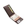Business Travel Waterproof Rfid Genuine Leather Men Money Clip Card Wallet with Double Flap Design