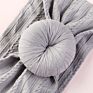 Cable Knit Bows Nylon Headbands Wide Knot Bow Nylon Head Wraps