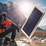 Camping Portable Solar Power Bank with Flashlight 8000Mah Dual Usb Backup Battery Pack