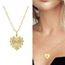 Canner Simple S925 Sterling Silver Heart Pendant Paper Clip Chain Link Necklace for Women