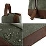 Canvas Toiletry Bag Travel Kit Organizer Dopp Kit Bag for Men