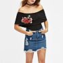 Casual High Waist Denim Skirt Blue Light Wash Women Distressed Mini Pencil Skirt Ripped Pocket Skirt E622