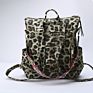 Casual Women Leopard Versatile Straps Leather Crossbody Travel Bag Backpack