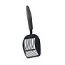Cats Litter Shovel with Metal Tabs/Round Teeth Deep Sholve Sifter Litter Scoops Durable Pet Kitty Litter Scooper in Aluminium