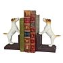 Cavalier King Charles Spaniel Dog Cast Resin Sculptural Bookend Pair