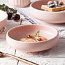 Ceramic Serving Dishes 5Inch 7Inch Korean Plate Pink