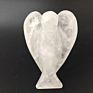 Chakras Reiki 3 Inch Hand Carved Natural Rock Clear Quartz Crystal Angels