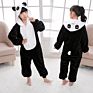 Children Autumn and Cartoon Animal Conjoined Pajama Toilet Version of Children's Home Flannel Pajama