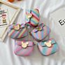 Children's Bag Seven-Color Children's Small Goes with Everything Girl's One-Shoulder Cross-Body Chain Saddle Access