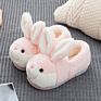 Children's Cotton Slippers Interior Home Cotton Shoes Children's Heel Non-Slip Boys and Girls Baby Slippers Autumn And