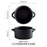 Chinese Creative Ceramic Straight Soup Pot Simple Household Soup Pot Kitchen Hotel Tableware Decoration Set