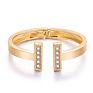Classic Luxury T Shape Bangle Bracelet Bangle for Women Bangles Gold Bracelet Metal Cuff Bracelet