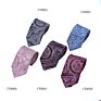 Classic Silk Jacquard Men Paisley Floral Liner Shape Handsome Looking Tuxedo Tie Necktie for Wedding Party