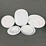Classic White Solid Plastic Tableware Dinner Ware Set Melamine Square Plates Dish for Hotel Kitchen Home and Restaurant