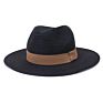 Classical Panama Fedora Straw Hat Women Wide Brim Roll up Hat Fedora Beach Sun Straw Panama Hat