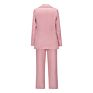 Classy Trending Women's Tuxedo Suits Pants Ladies Fashionable Female Slim Double Breasted Tuxedos 2 Pieces Sets