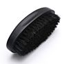 Cleaning Black Wood Handle Boar Bristle Beard Brush for Men