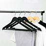 Clothes Plastic Hanger Black Clothing Hangers Hangers with Logo