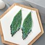 Colorful Handmade Seed Beads Earrings Boho Tassel Long Earrings for Women Jewelry