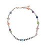 Colorful Letters Beads Choker Necklace Bohemian Love Flower Smiley Face Heart Pearl Beaded Necklace