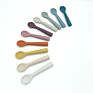 Colorful Silicone Baby Spoon for Infant Soft Baby Training Baby Feeding Spoon