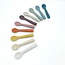 Colorful Silicone Baby Spoon for Infant Soft Baby Training Baby Feeding Spoon