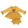 Cotton Bummies Baby Girls Ruffle Solid Bummie Toddlers Short Bloomers