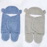 Cotton Lamb Cashmere Comforter Super Soft Baby Wrap Swaddle Blanket Baby Sleeping Bag Newborn Organic