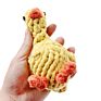 Cotton Rope Chew Bite Resistant Teeth Cleaning Pet Dog Toy Duck